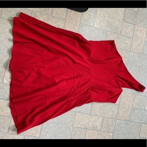 Red One Shoulder Dress